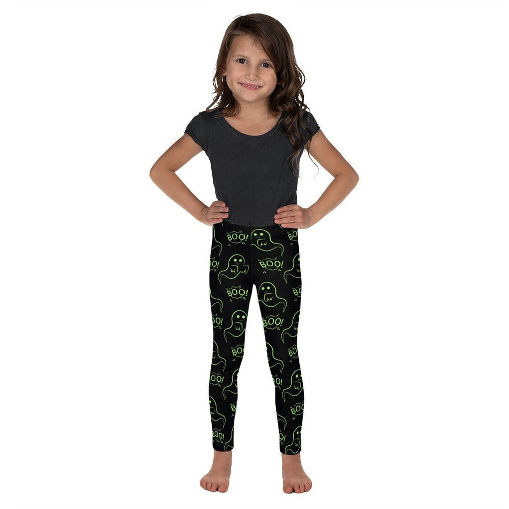 Boo Halloween Ghost Kid's Leggings