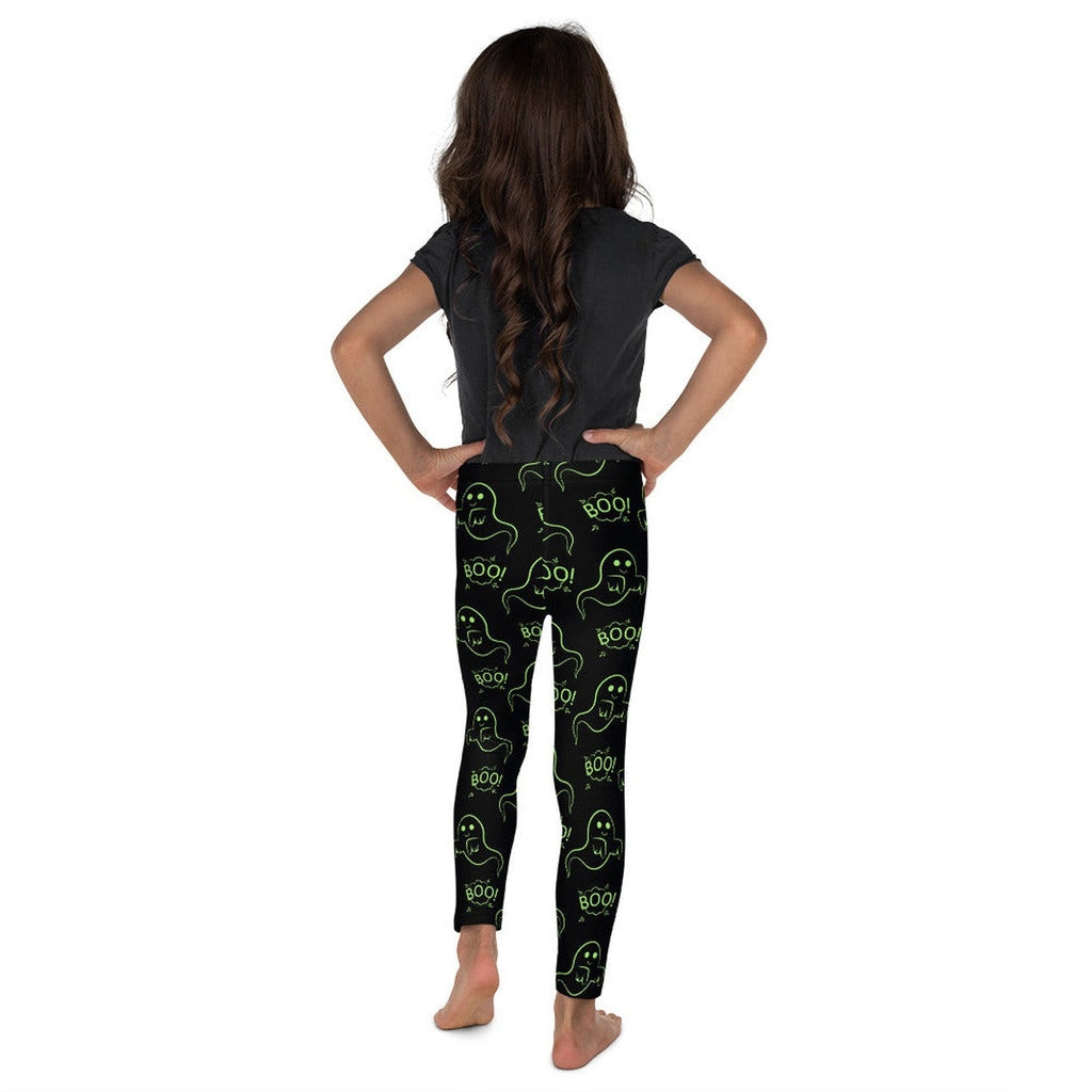 Boo Halloween Ghost Kid's Leggings