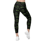 Boo Halloween Ghost Leggings With Pockets