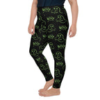 Boo Halloween Ghost Plus Size Leggings