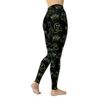 Boo Halloween Ghost Yoga Leggings