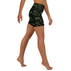 Boo Halloween Ghost Yoga Shorts