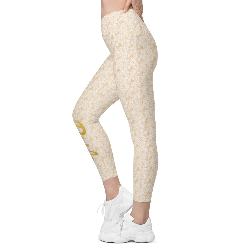 Bride Crossover Leggings With Pockets
