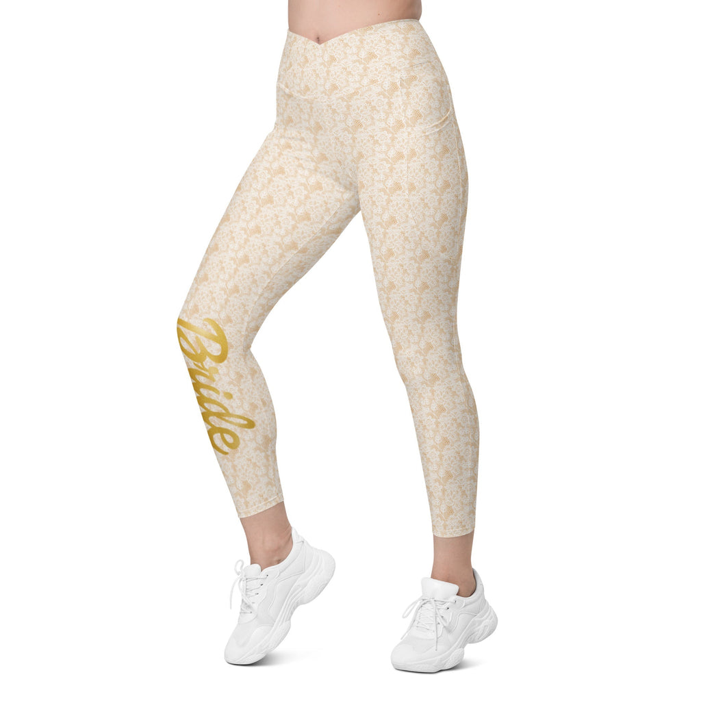 Bride Crossover Leggings With Pockets