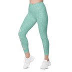 Bridesmaid Crossover Leggings With Pockets