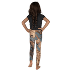 Bronze Marble Print Kid's Leggings