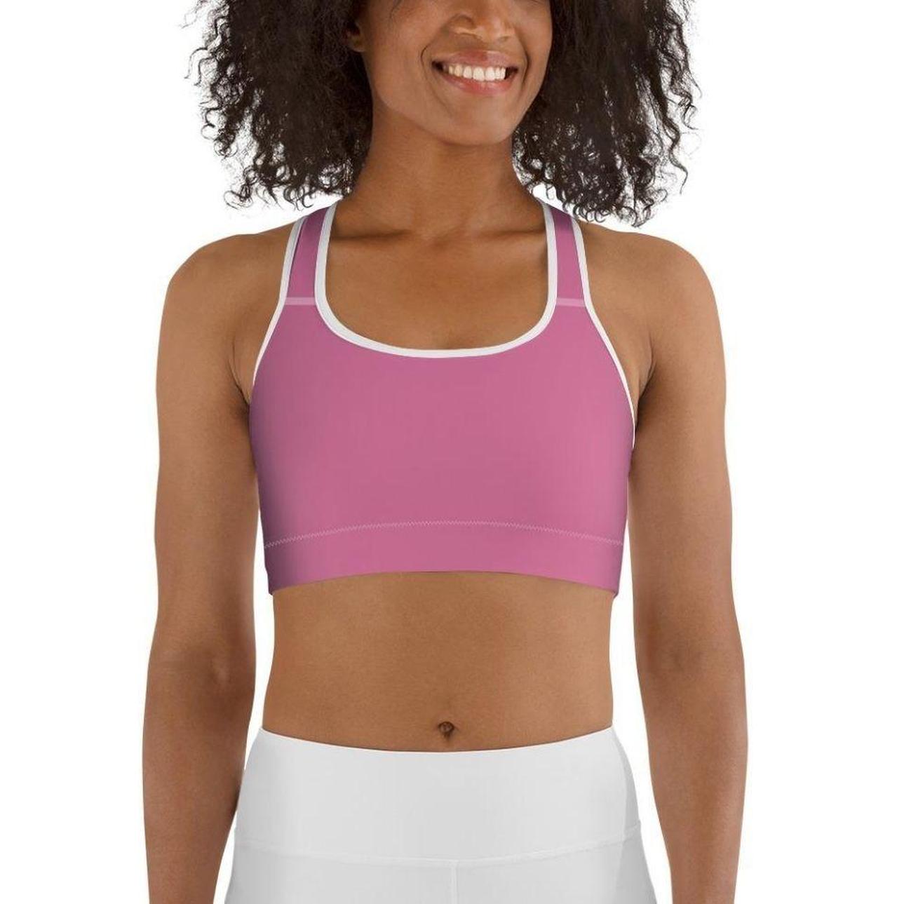 Bubblegum Pink Sports Bra