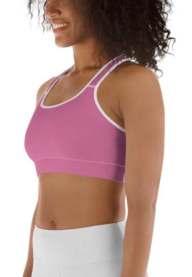 Bubblegum Pink Sports Bra