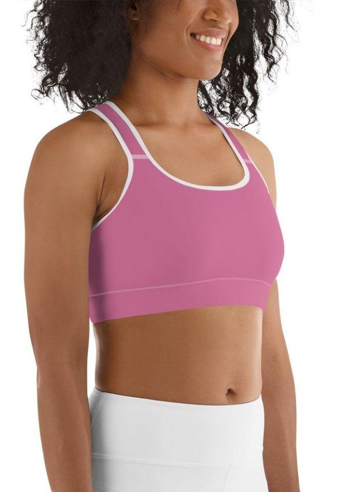 Bubblegum Pink Sports Bra