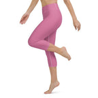 Bubblegum Pink Yoga Capris