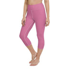 Bubblegum Pink Yoga Capris
