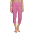 Bubblegum Pink Yoga Capris