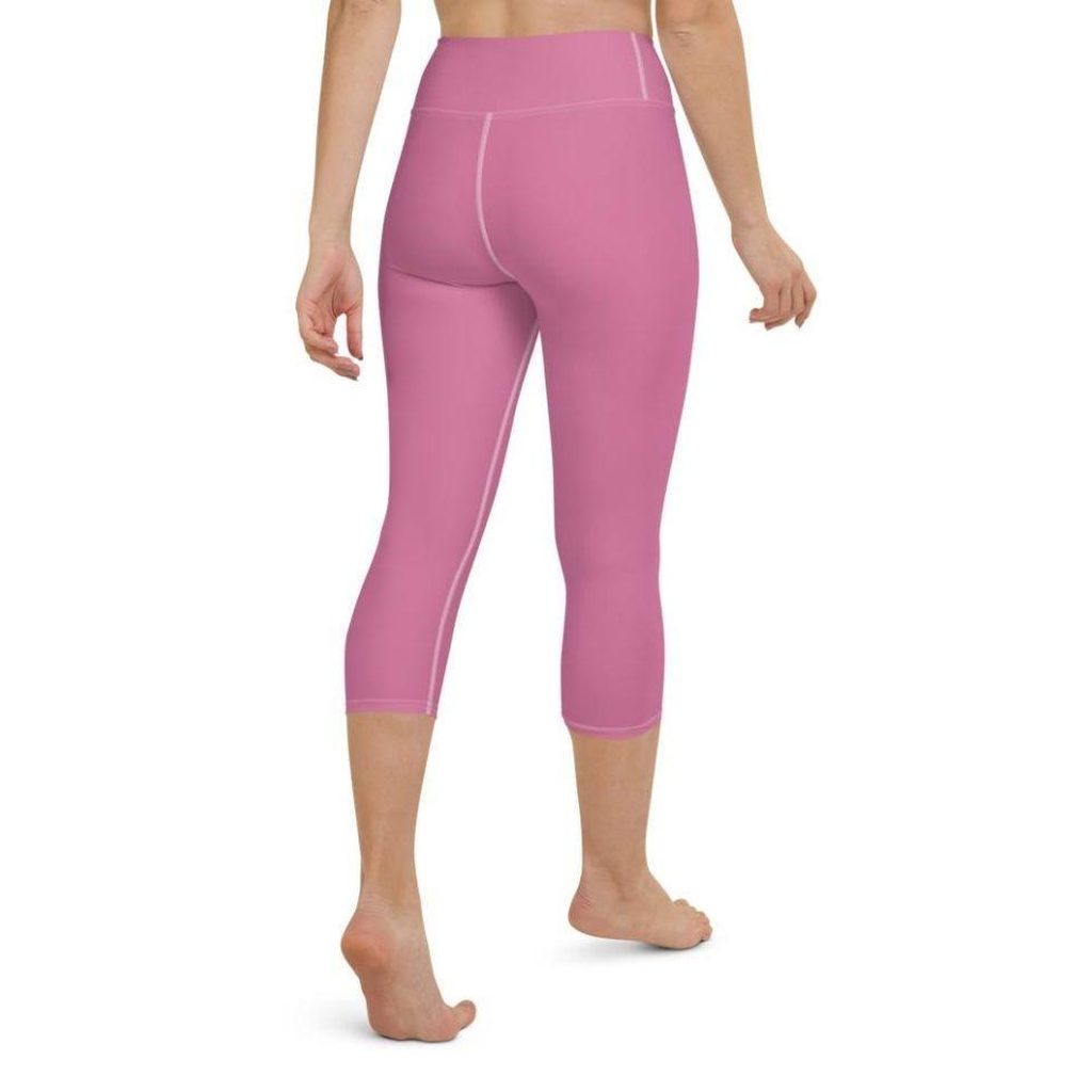 Bubblegum Pink Yoga Capris
