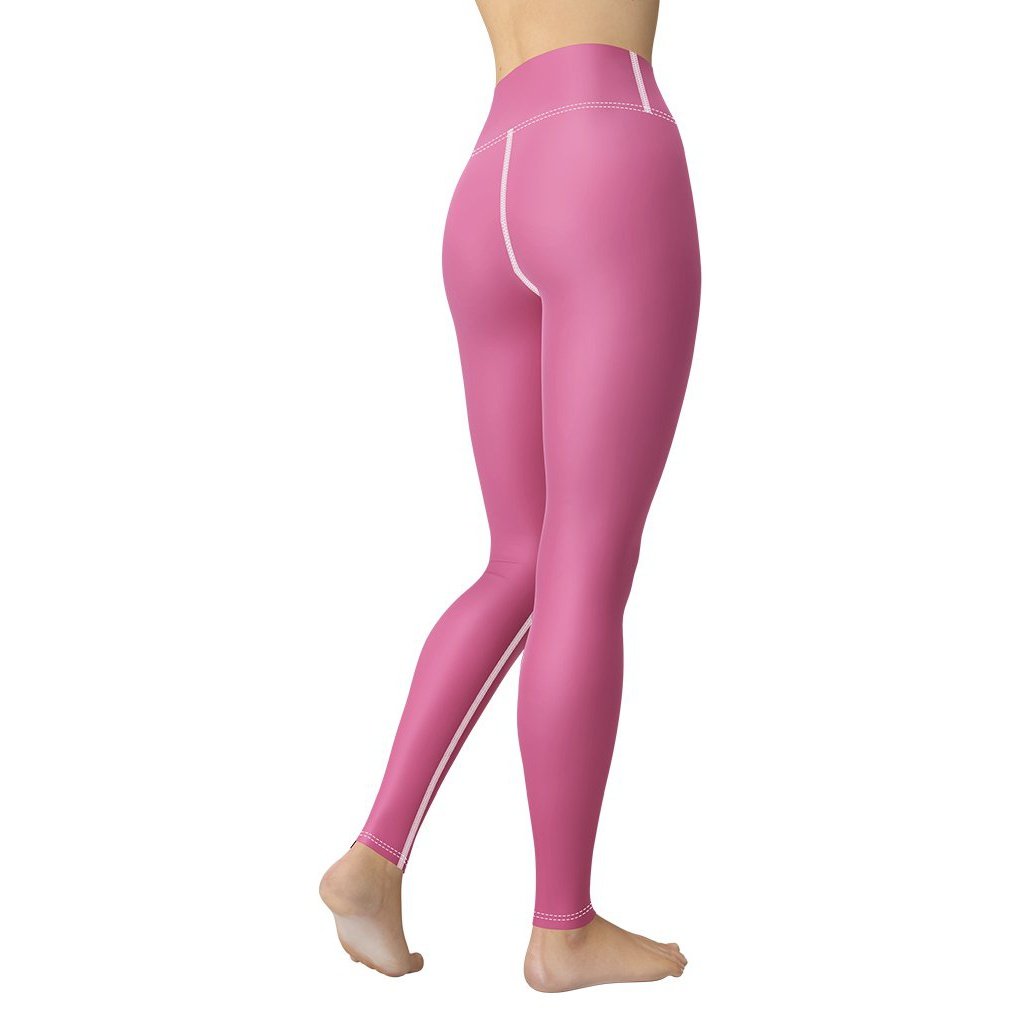 Bubblegum Pink Yoga Leggings