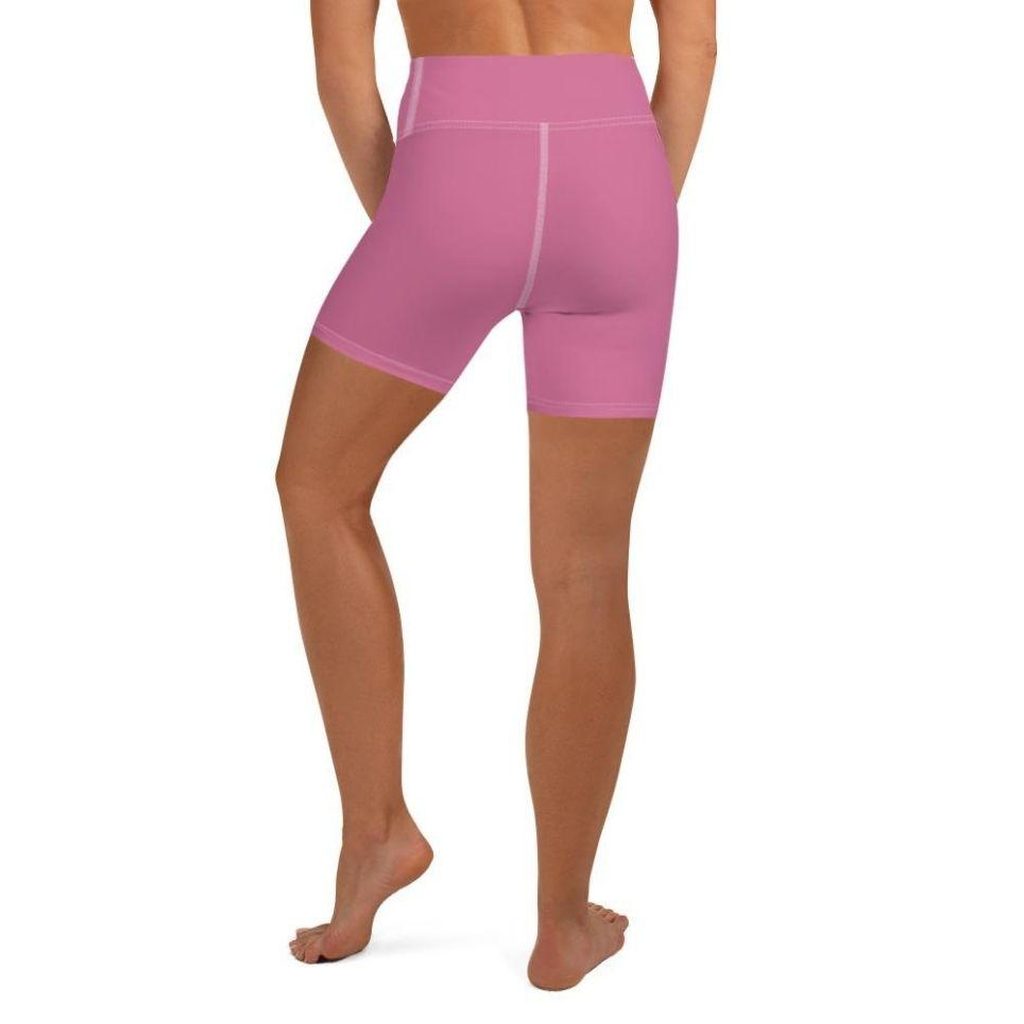 Bubblegum Pink Yoga Shorts