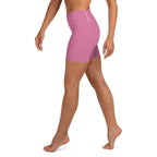 Bubblegum Pink Yoga Shorts