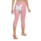 Bunny But* Easter Yoga Capris (Pink)