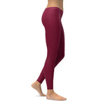 Burgundy Wine Leggings