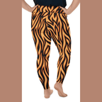 Burning Flame Plus Size Leggings