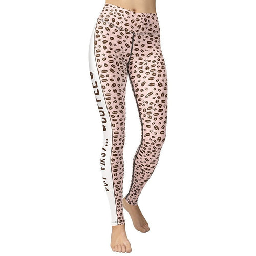But First, Coffee Yoga Leggings