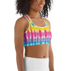 Butterfly Effect Tie Dye Sports Bra