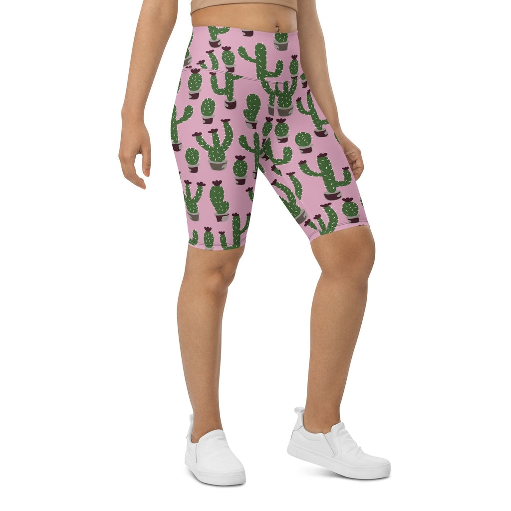 Cactus Love Biker Shorts