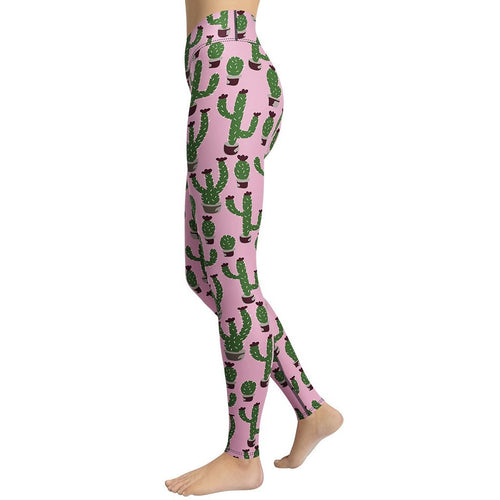 Cactus Love Yoga Leggings