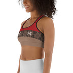 Call me Santa Christmas Sports Bra