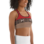 Call me Santa Christmas Sports Bra