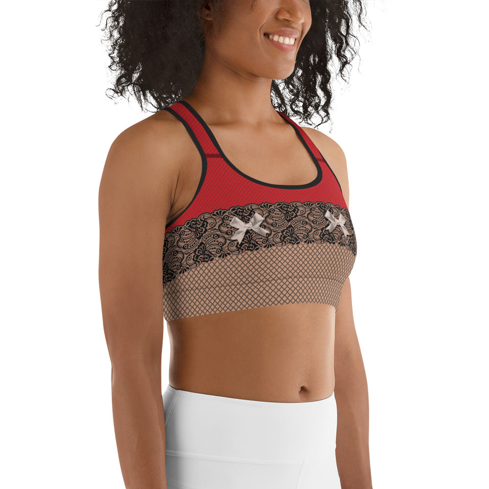 Call me Santa Christmas Sports Bra