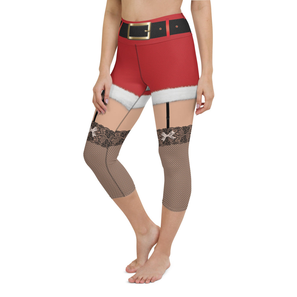 Call Me Santa Christmas Yoga Capris