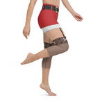 Call Me Santa Christmas Yoga Capris