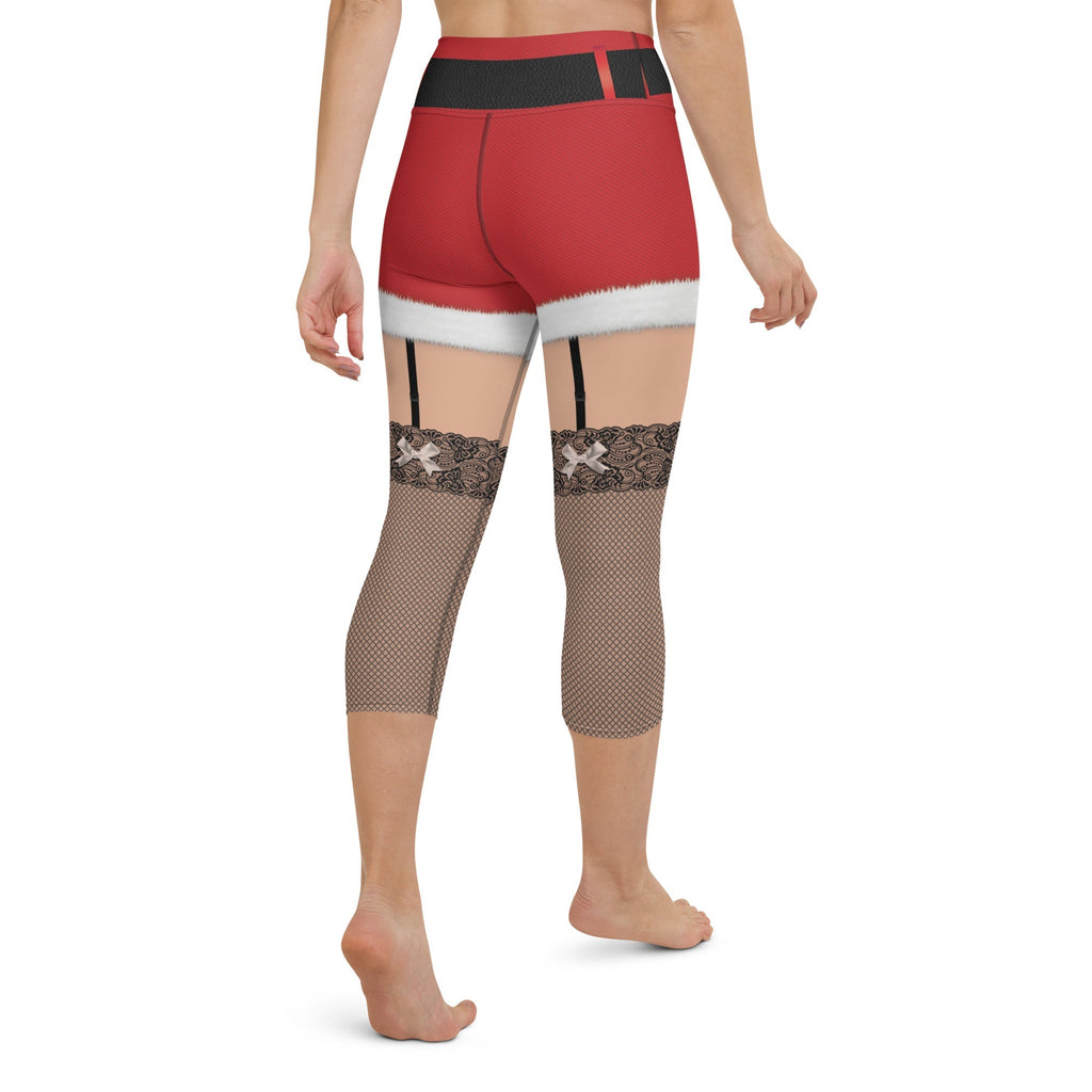 Call Me Santa Christmas Yoga Capris