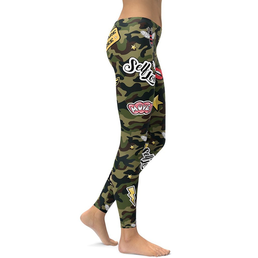 Camo Patch Leggings