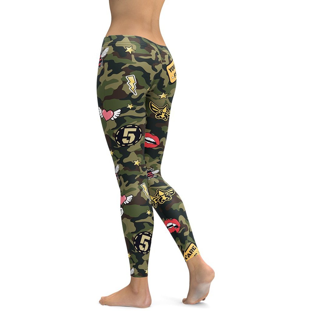 Camo Patch Leggings