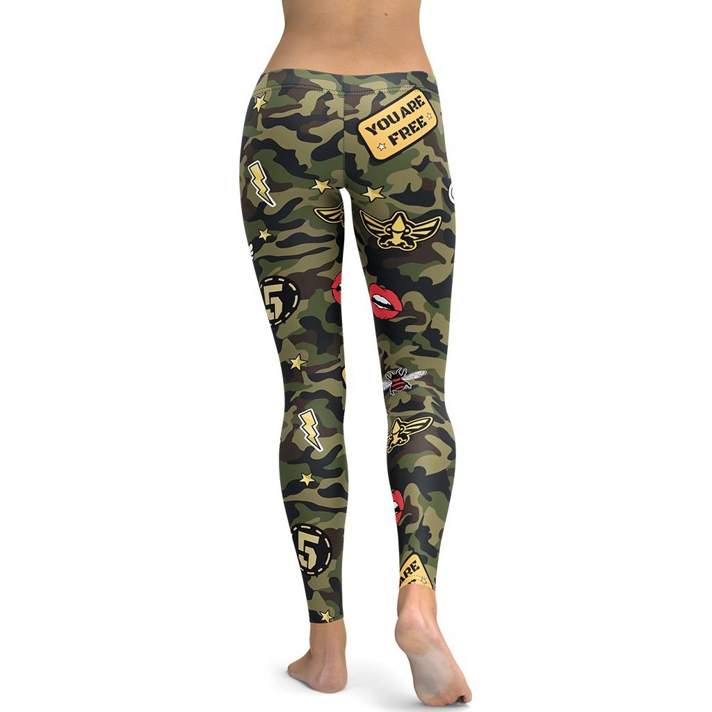 Camo Patch Leggings