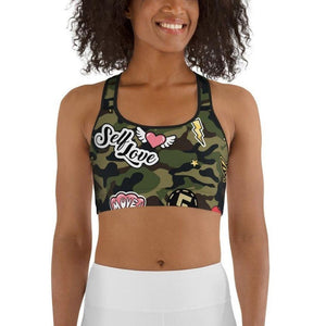 Camo Patch Sports Bra