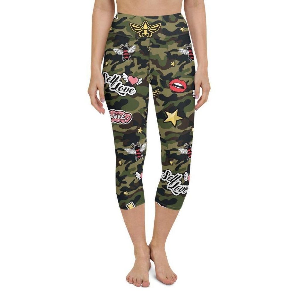 Camo Patch Yoga Capris