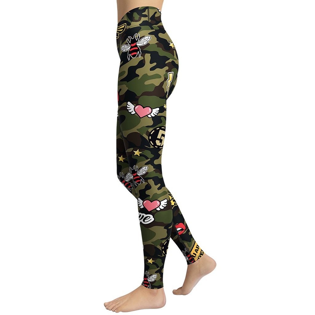 Camo Patch Yoga Leggings