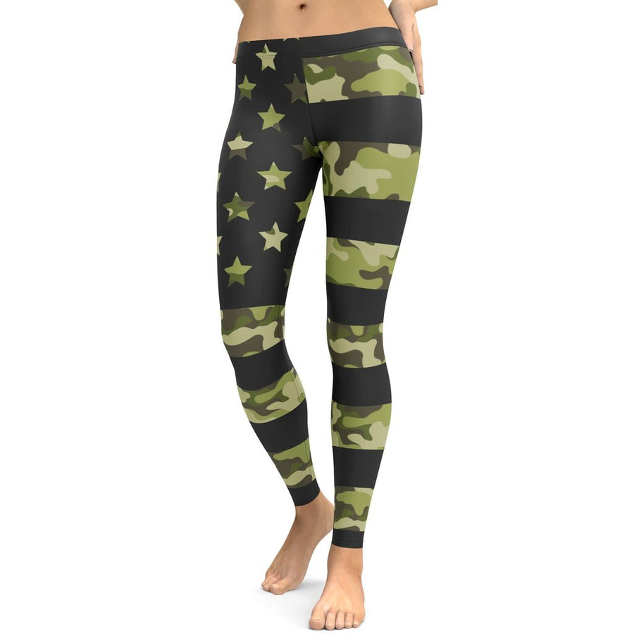 Patriotic Leggings - Show Your Pride in Style | FIERCEPULSE