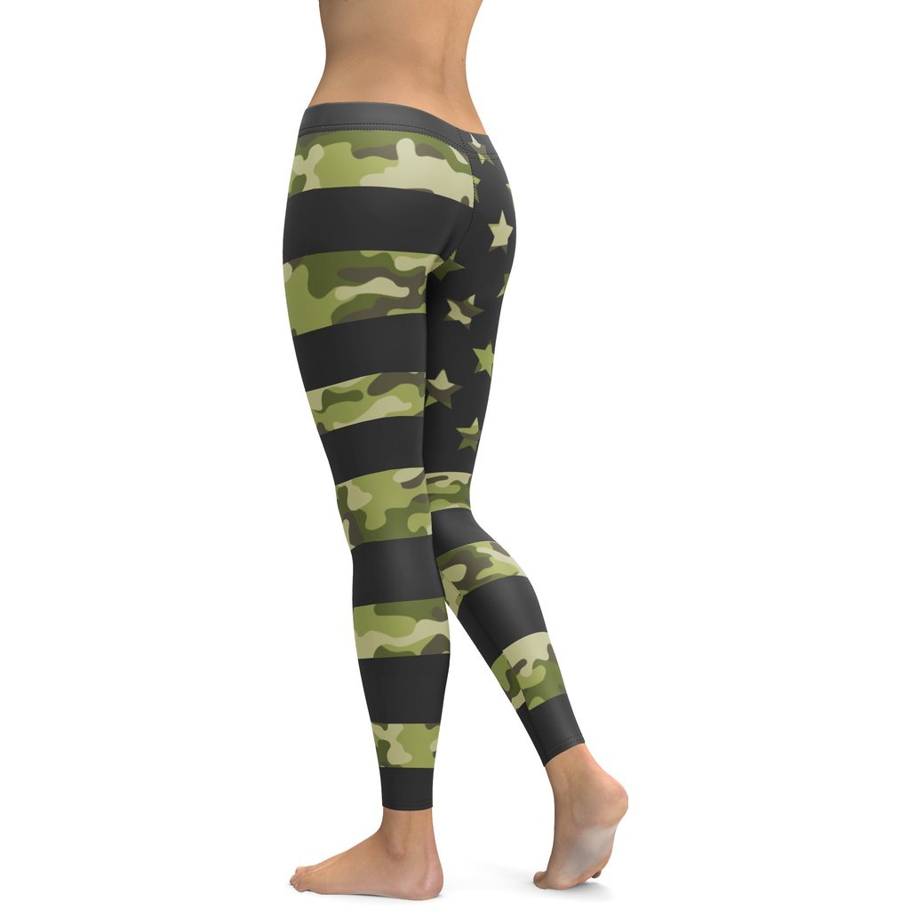 Camo Patriotic Leggings