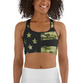 Camo Patriotic Sports Bra
