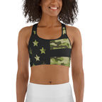 Camo Patriotic Sports Bra