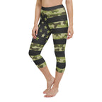 Camo Patriotic Yoga Capris