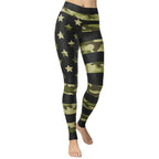 Camo Patriotic Yoga Leggings