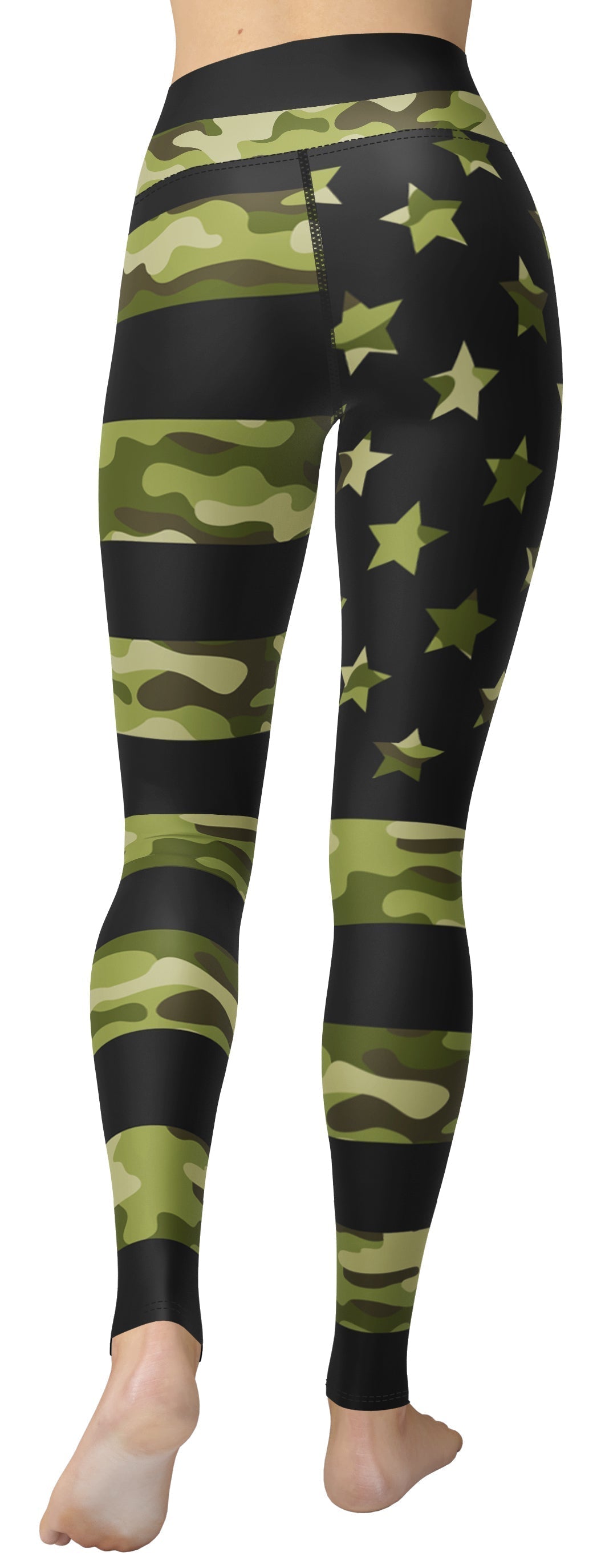 Camo Patriotic Yoga Leggings