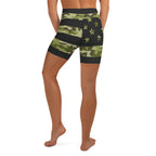 Camo Patriotic Yoga Shorts