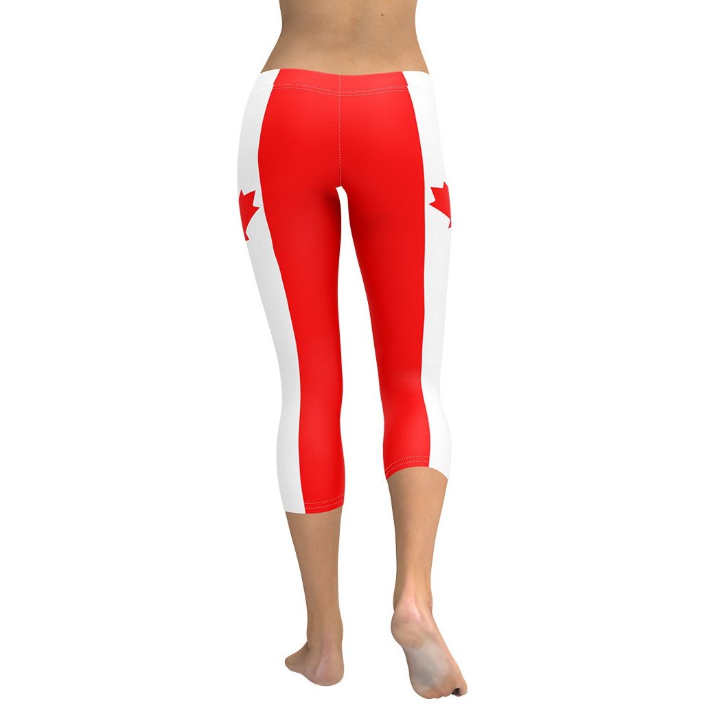 Canada Flag Capris