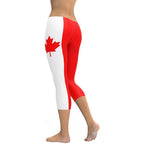 Canada Flag Capris
