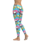 Candy Cotton Skull Leggings